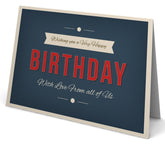Giant Greeting Card Birthday 015 - 90cm x 60cm